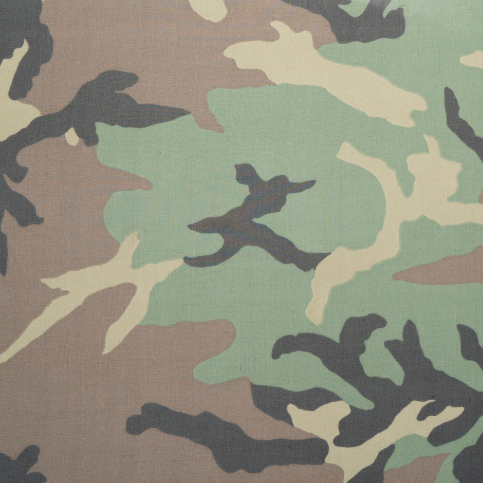 Camouflage Printed Silk Georgette