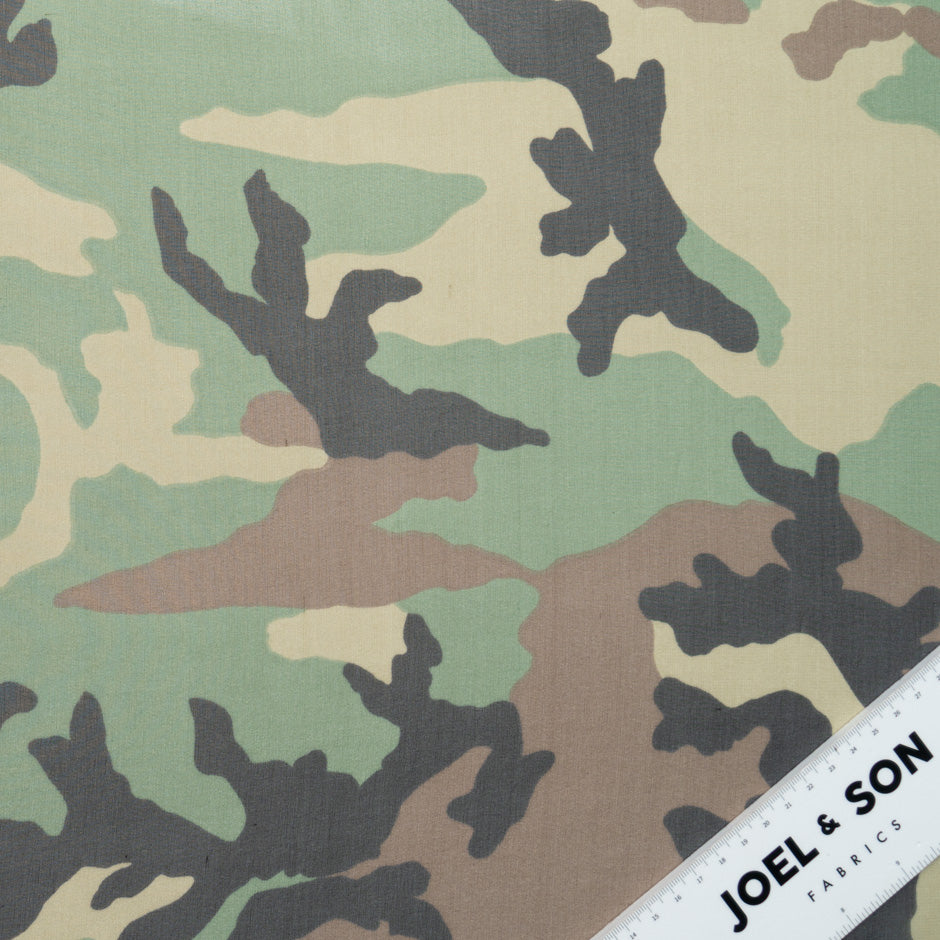 Camouflage Printed Silk Georgette
