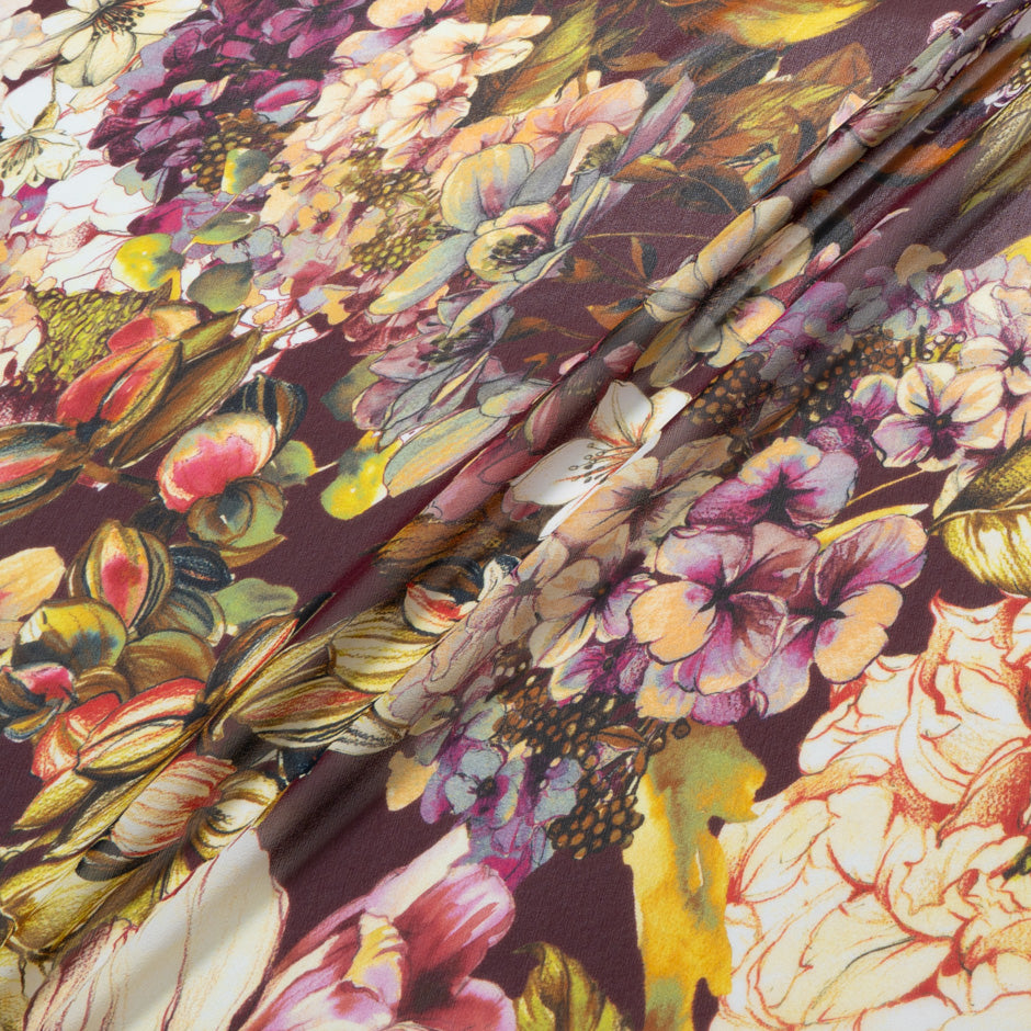 Bold Floral Printed Pure Silk Georgette (A 1.50m Piece)