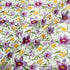 Lilac & Yellow Floral Embroidered Tulle