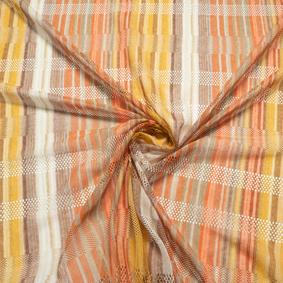 Orange, Yellow, Beige Lightweight Knit