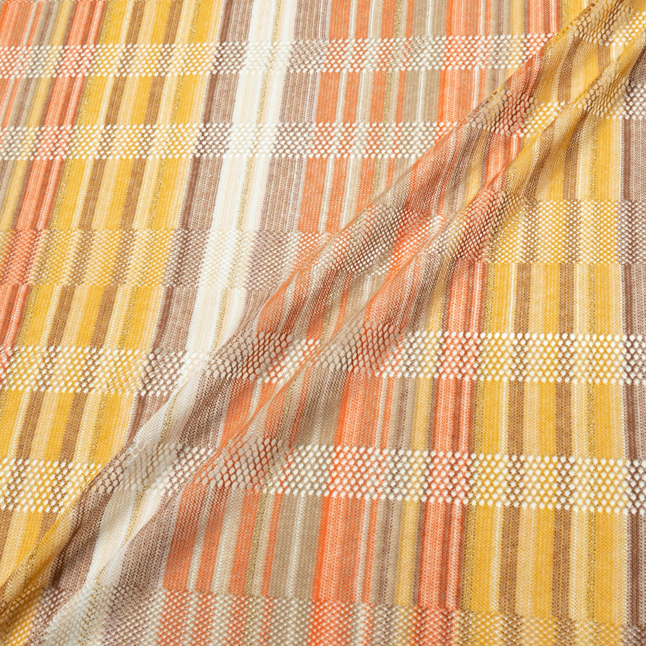 Orange, Yellow, Beige Lightweight Knit