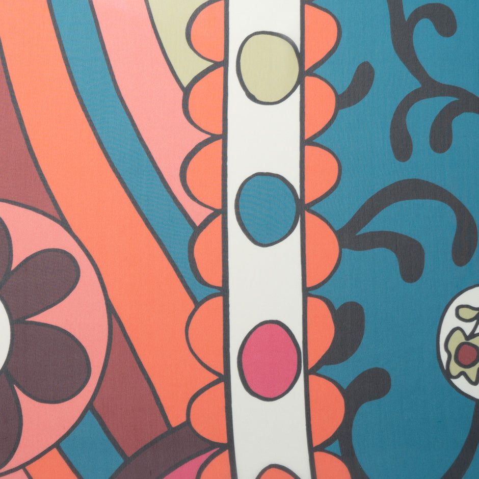 Multi Patterned Printed Silk Georgette