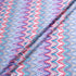 Blue, Purple & Pink Patterned Poly Knit