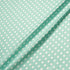 Ivory Spotted Mint Green Pure Silk Twill