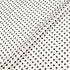 Black Spotted Ivory Pure Silk Twill