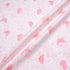 Baby Pink Butterfly Printed Linen