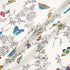 Multi Butterfly Printed Ivory Linen