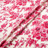 Magenta Pink Floral Printed Ivory Silk Crêpe (A 2.45m Piece)