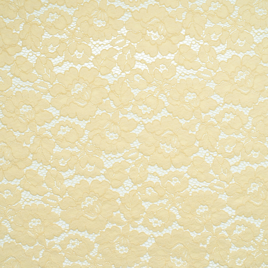 Sorbet Yellow Corded Lace - 3m Piece