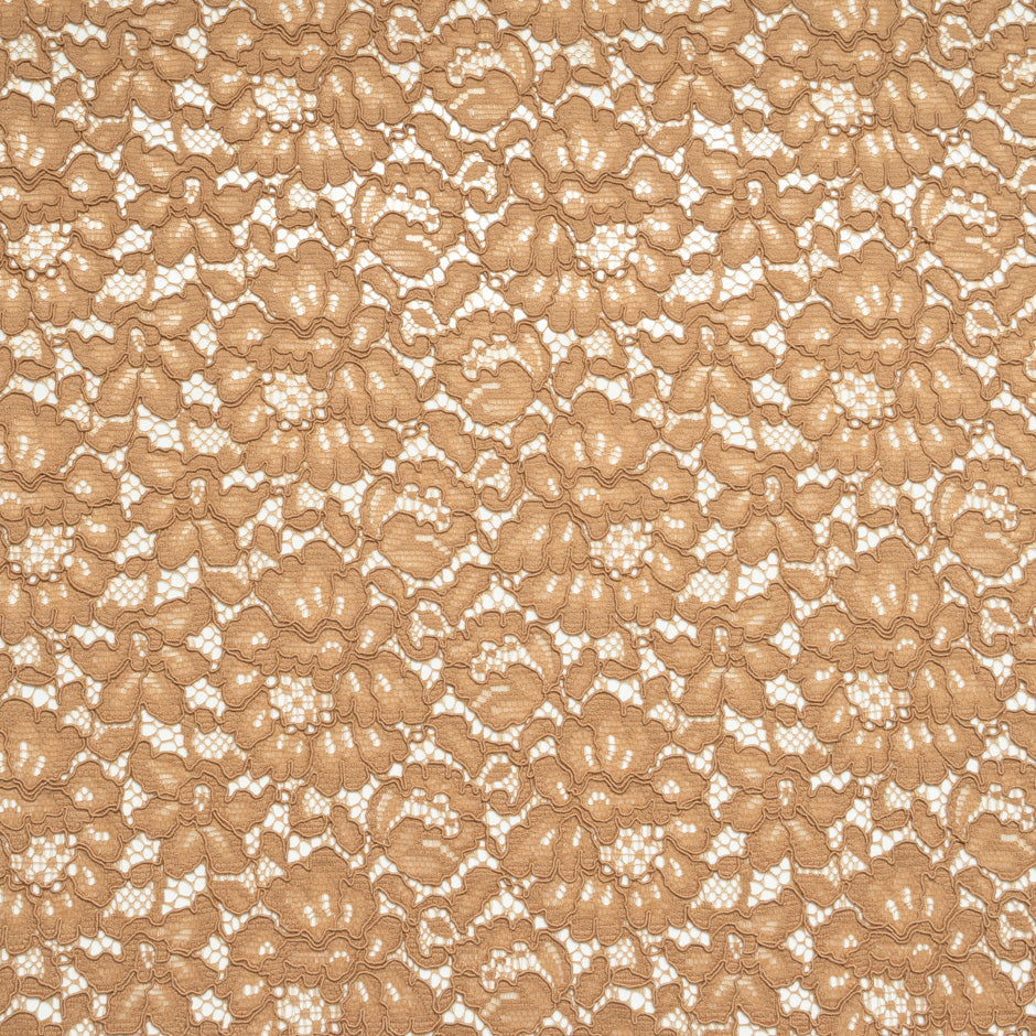 Caramel Coloured Corded Lace - 3m Piece