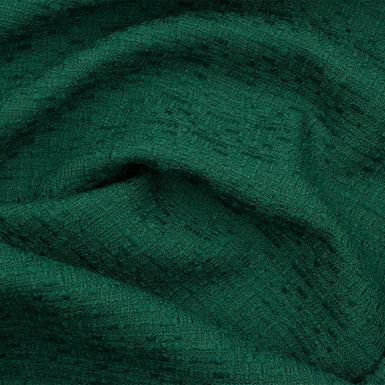 Bottle Green Wool Bouclé