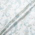 Pale Blue & Beige Vision Printed White Metallic Cotton