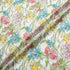 Multi Floral Vision Printed Off-White Luxury Cotton