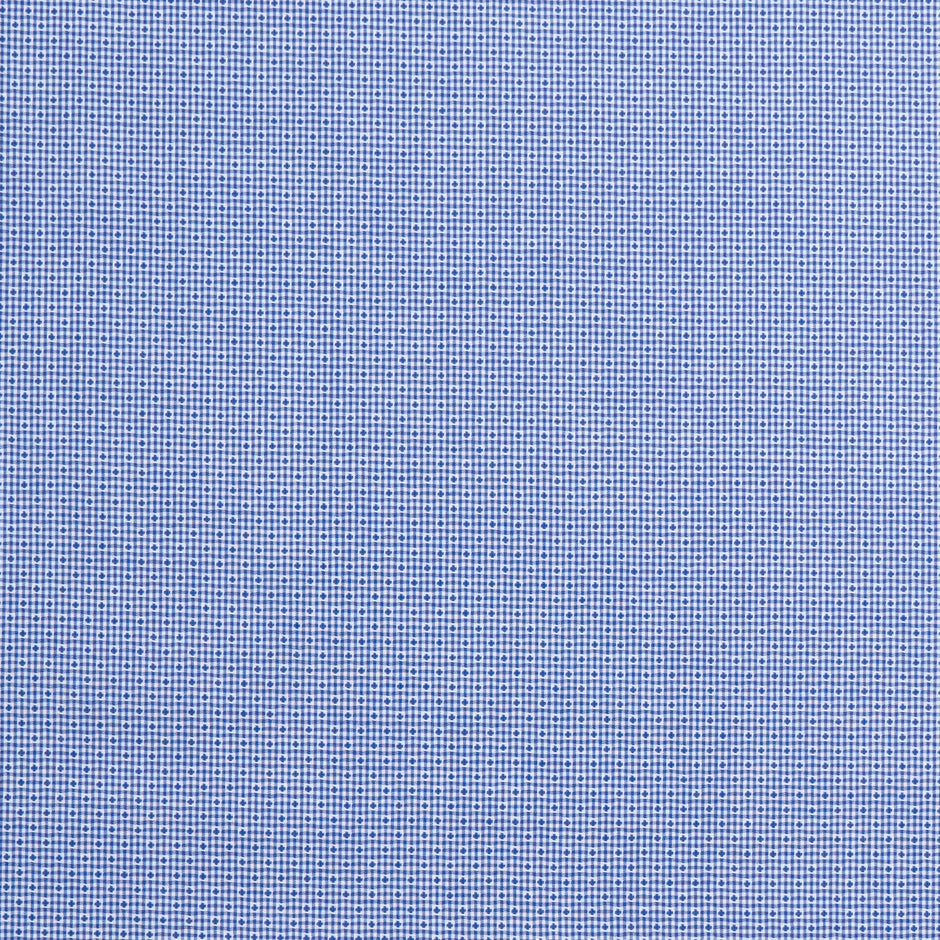 Blue Spot & Checkered Superfine Cotton