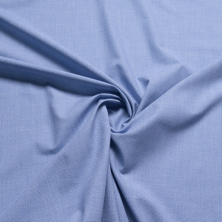 Blue Spot & Checkered Superfine Cotton