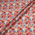 Red & Blue Floral 'Tile' Printed Pure Cotton (A 2.80m Piece)