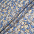 Blue Rose Printed Grey Laminated Cotton Voile