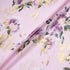Floral Printed Baby Pink Laminated Cotton Voile