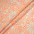 Vision Printed Soft Orange Metallic Cotton Voile