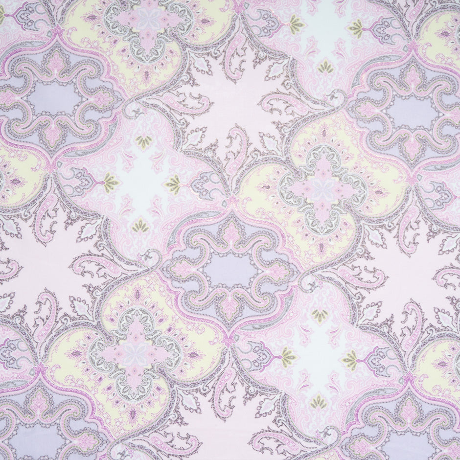 Pastel Coloured Vision Printed Cotton Voile