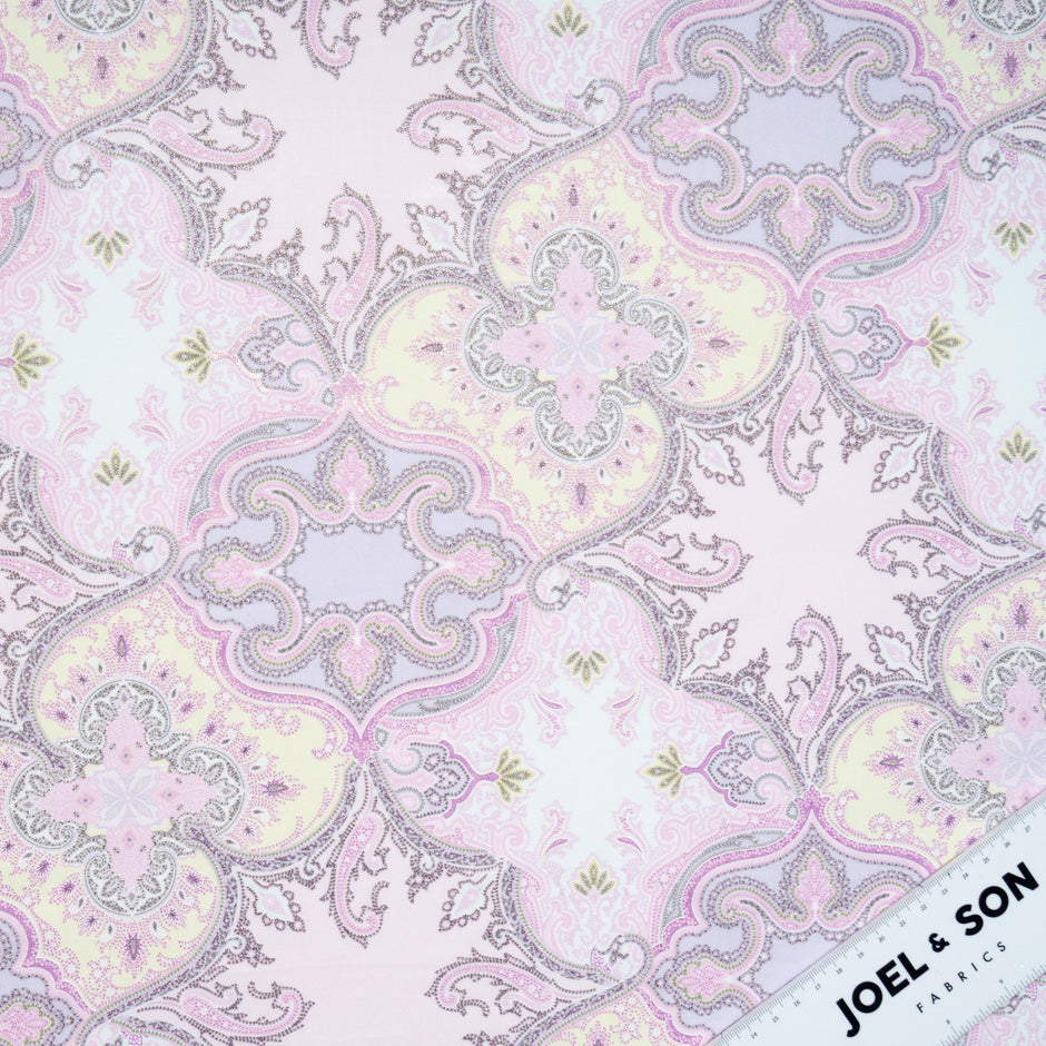 Pastel Coloured Vision Printed Cotton Voile