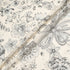 Soft Black Floral Vision Printed Sand Cotton Voile