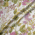 Pretty Pink Floral Metallic Cloqué