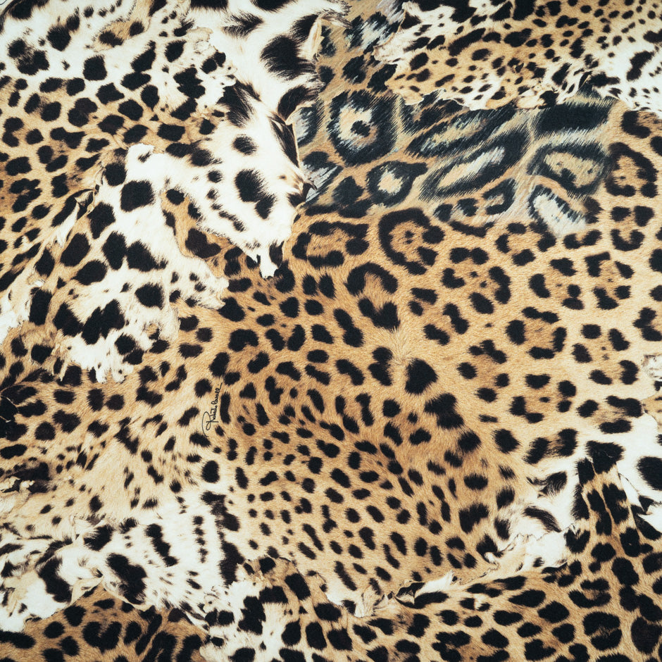 Multi Patchwork Leopard Printed Microfibre