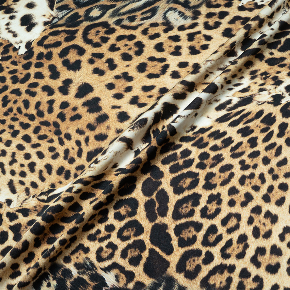 Multi Patchwork Leopard Printed Microfibre