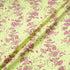 Pink Floral Printed Lime Pure Luxury Cotton (A 2m Piece)