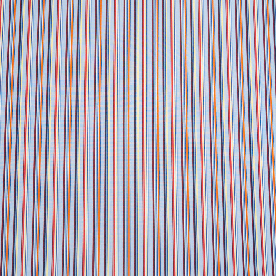 Multi & Blue Striped Pure Cotton Shirting