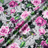Fuchsia Pink Rose Printed Superfine Cotton