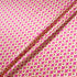 Bright Pink & Custard Geometric Printed Silk Satin
