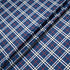 Blue Tartan Printed Pure Silk Twill