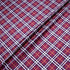 Burgundy Tartan Printed Pure Silk Twill