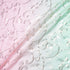 Pink & Mint Ombré Metallic Silk Georgette