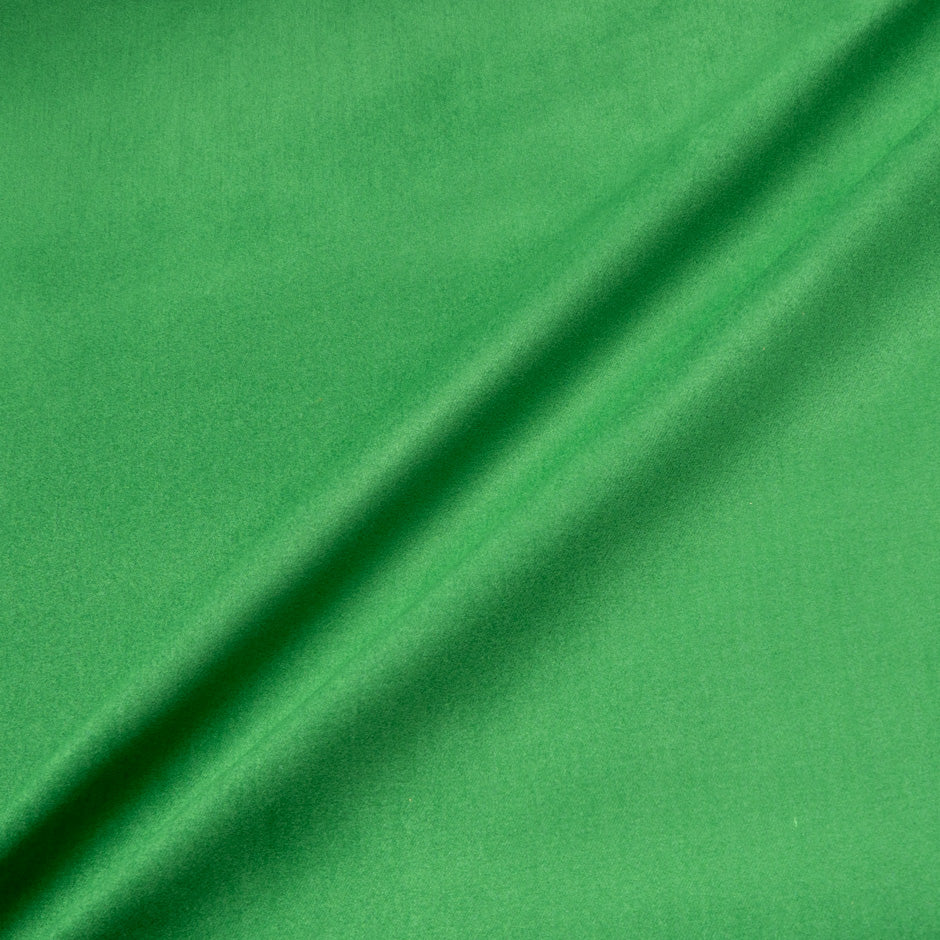 Emerald Green Cotton Moleskin Denim