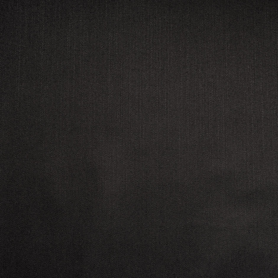 Black Double Dyed Pure Cotton Denim