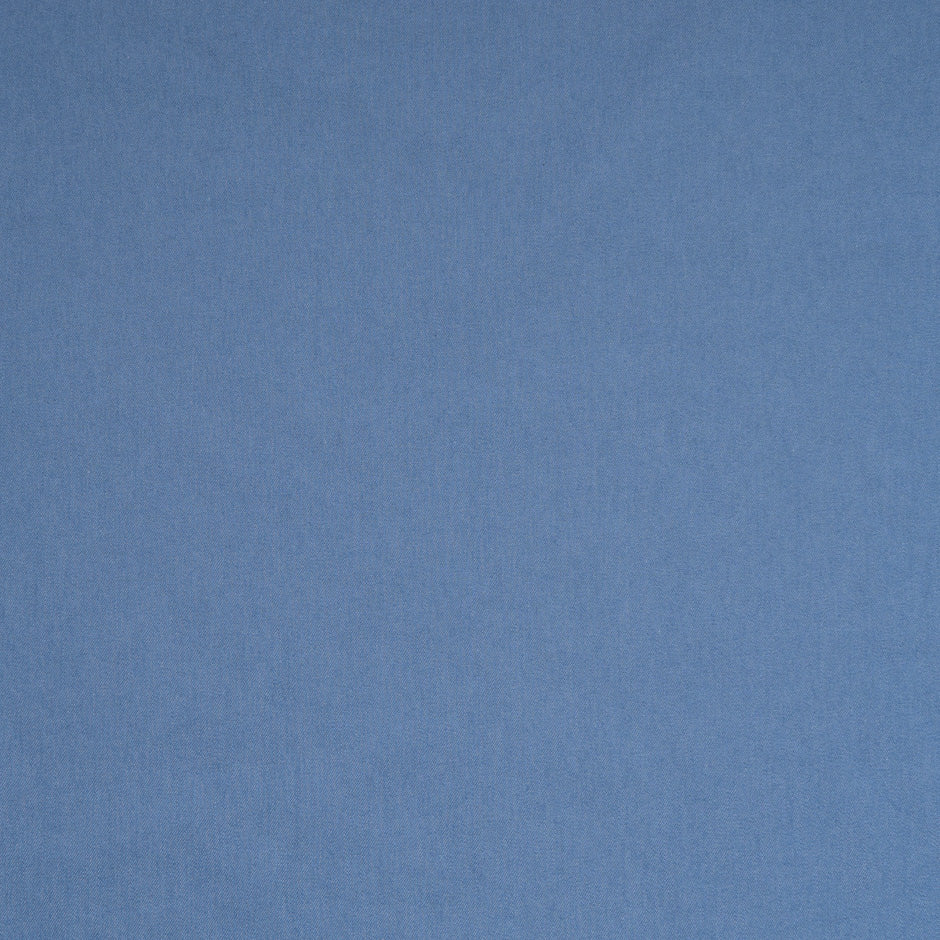 Sky Blue Stretch Cotton Denim