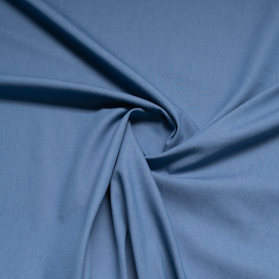 Sky Blue Stretch Cotton Denim