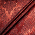 Rich Red Patterned Metallic Cloqué