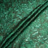 Green Metallic Silk Blend Cloqué