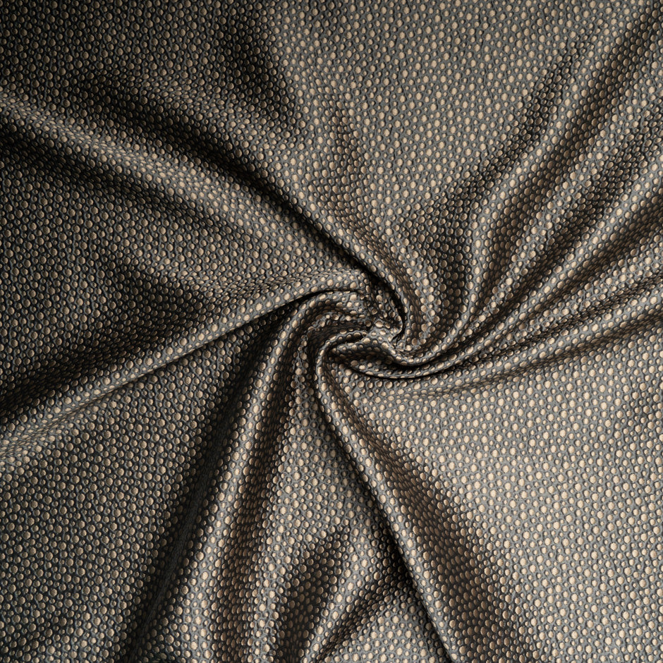 Taupe & Beige 'Pebble' Cloqué