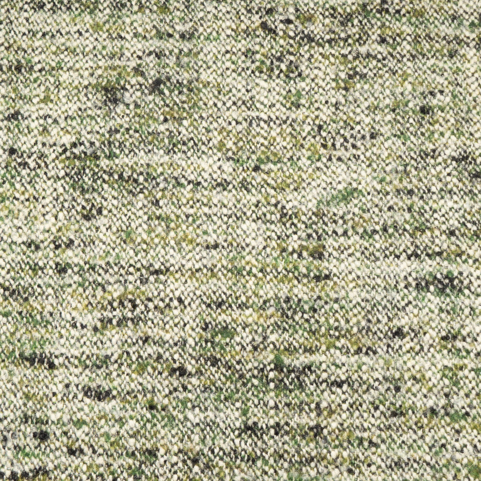 Green & Ivory Wool & Mohair Blended Knit