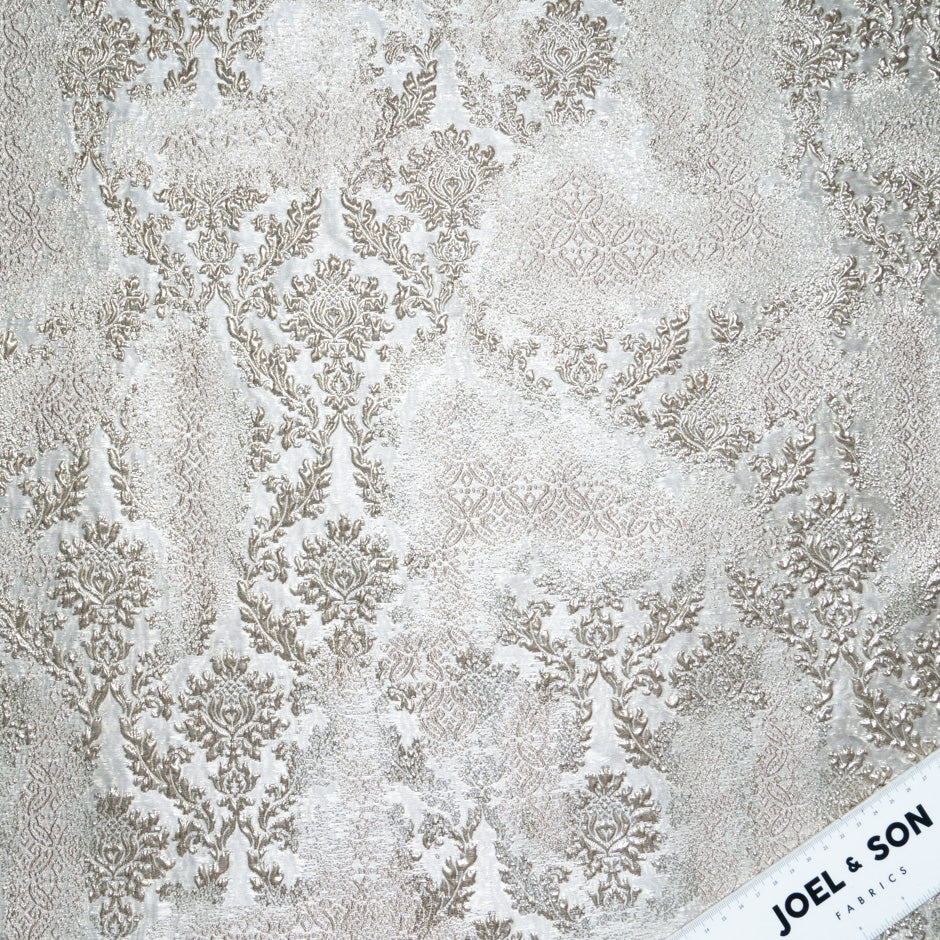 Light Gold Patterned Cloqué