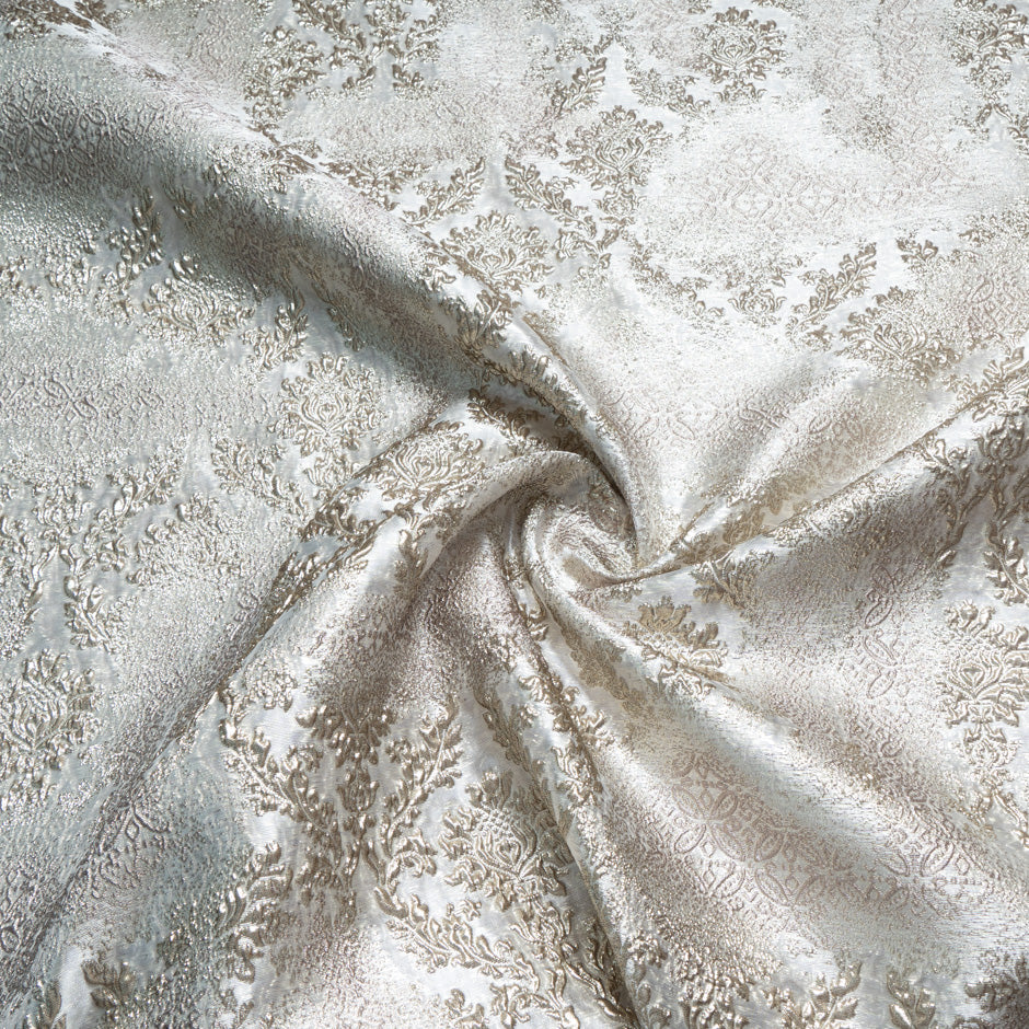 Light Gold Patterned Cloqué