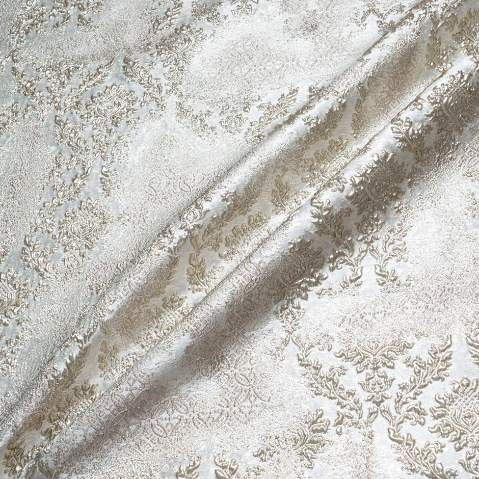 Light Gold Patterned Cloqué