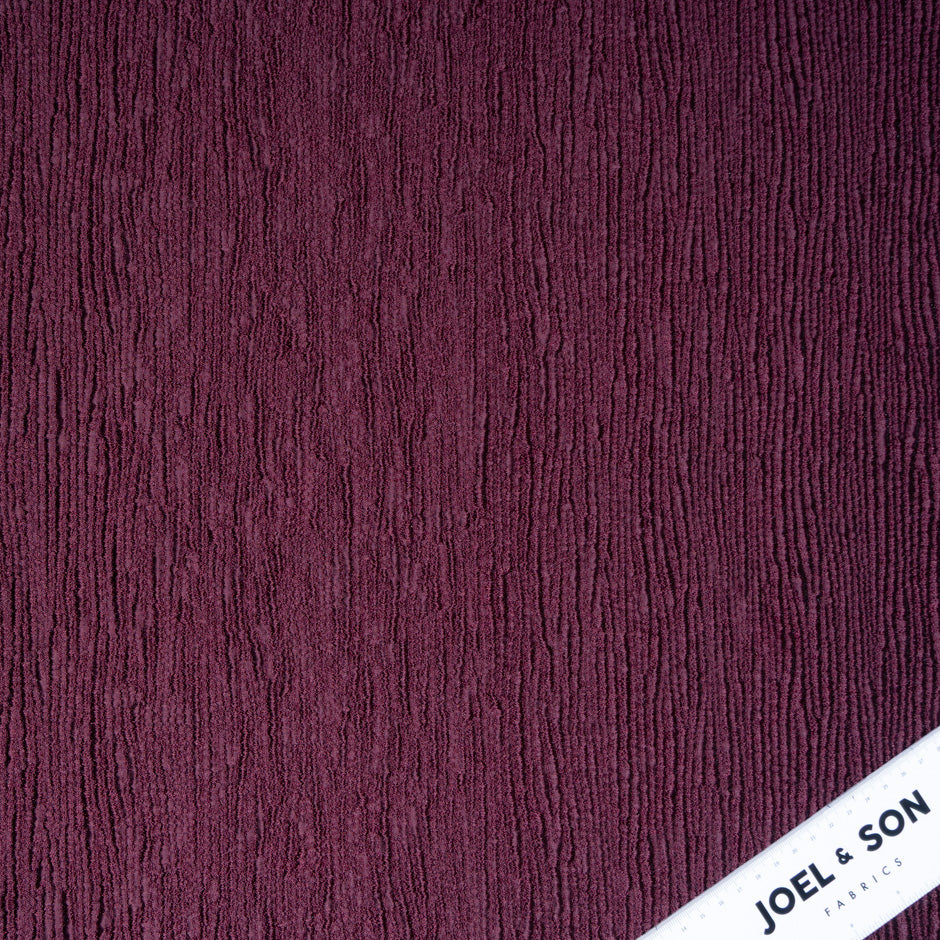 Grenache Crinkled Metallic Cloqué