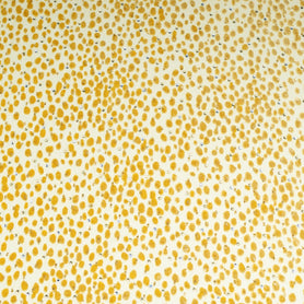 Deep Yellow Spot & Stoned Devoré Silk